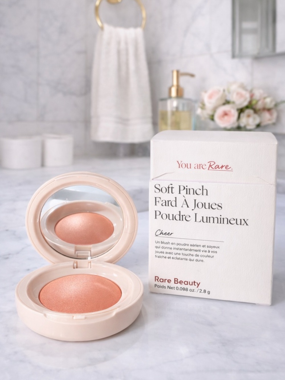 🎀 Rare Beauty - Soft Pinch Luminous Powder Blush in Cheer - BNIB